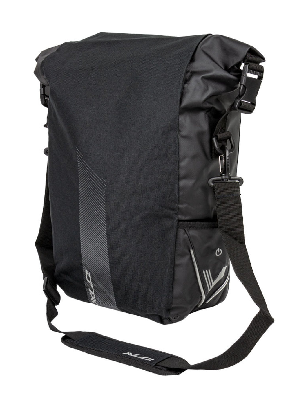 Enkele Fietstas XLC V-Light Rolltop BA-S105-Zwart 24-28L Enkele Fietstas XLC V-Light Rolltop BA-S105-Zwart 24-28L
